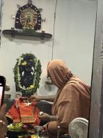 Purnahuti and Pujana by HH Swamiji at Shri Vishveshwara Venugopala Temple; Paduka Pujana (14 Feb 2026) Pictures Courtesy of Shri Shriram Shirali